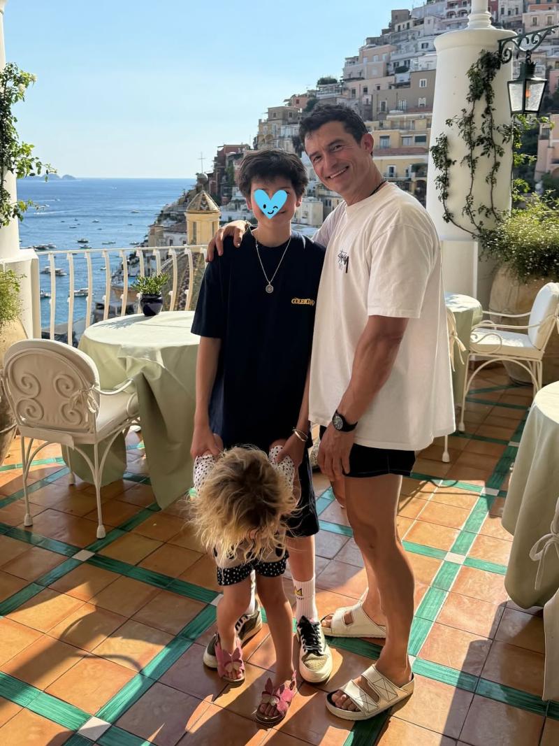 Orlando Bloom junto a sus hijos | Instagram