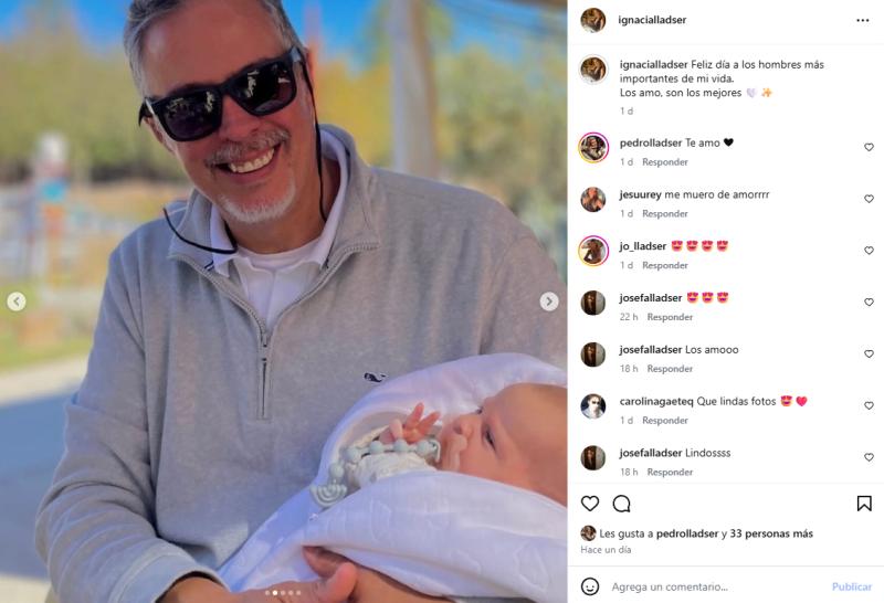 Pareja de Pedro Lladser celebra su día | Instagram
