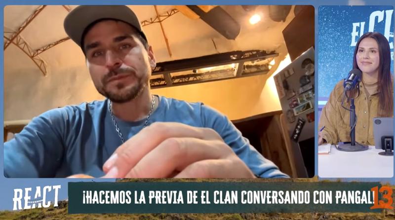Pangal Andrade en el react de El clan