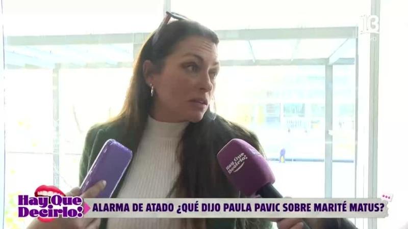 Paula Pavic en tribunales | Captura
