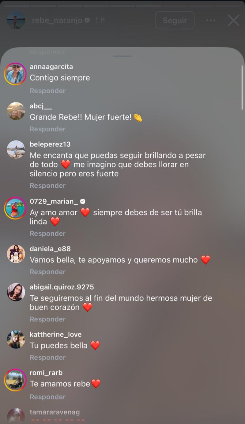 COMENTARIOS POR PUBLICACIÓN DE REBECA NARANJO | 1