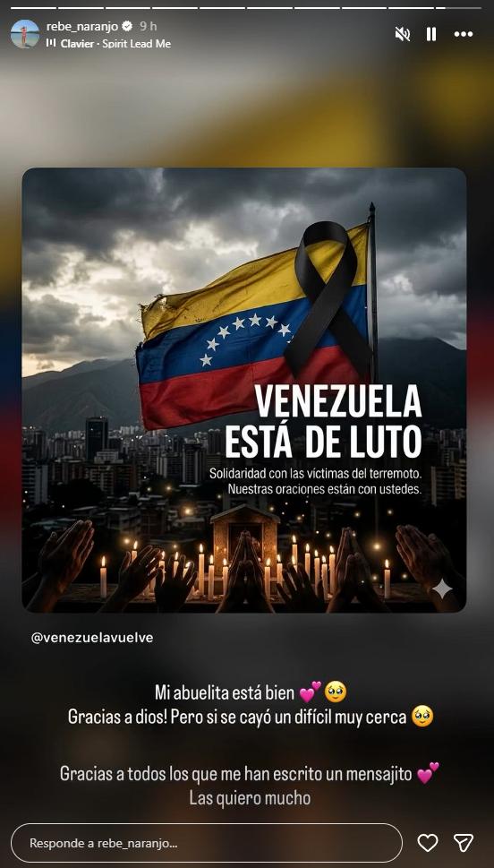 Rebeca Naranjo entrega detalles de cómo se encuentra su familia en Venezuela | Instagram