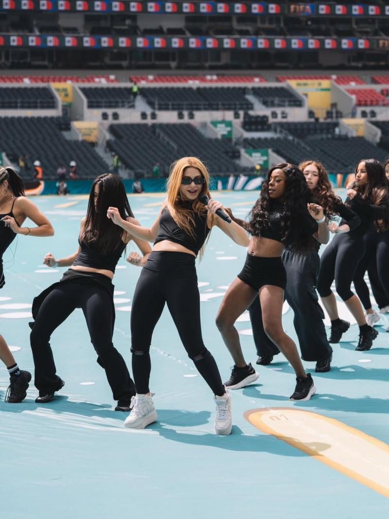 Shakira en su ensayo para la inauguración de la Copa Mundial FIFA 2026 en México | Instagram