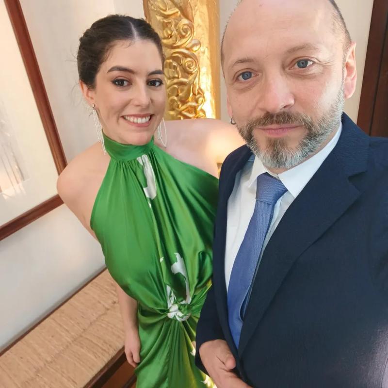 Sebastián Layseca y Nieves Alcaíno | Instagram