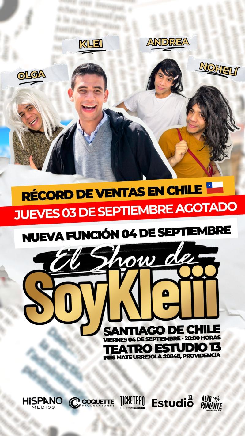 Soy Kleiii estará en Estudio 13