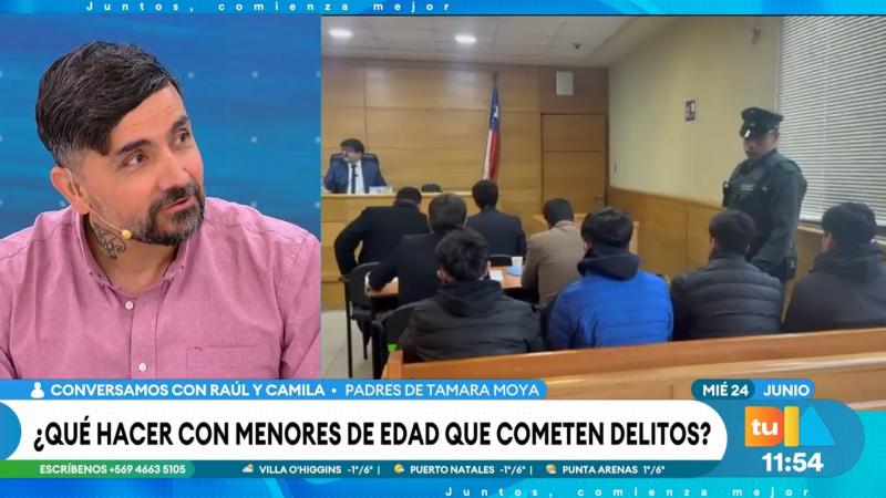 Los padres de Tamara Moya en "Tu Día"
