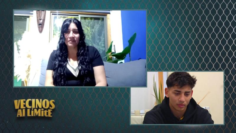 Bimza y su madre en Vecinos al límite