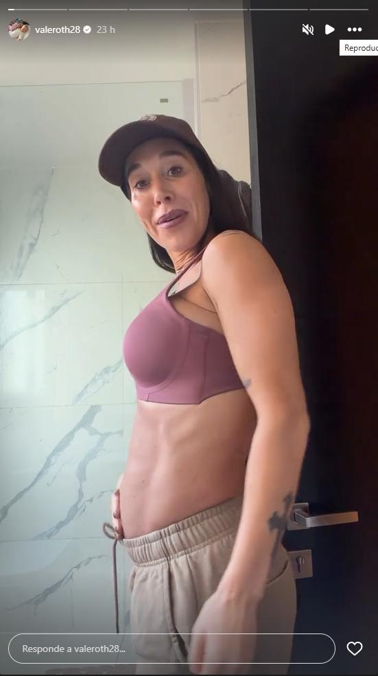 Vale Roth muestra su pancita de embarazo | Instagram