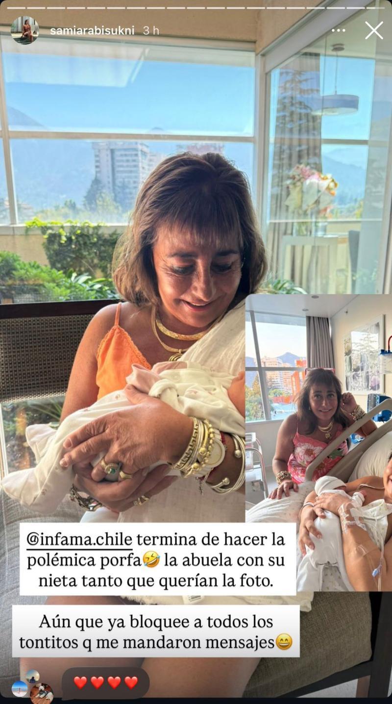 Hija de Helhue Sukni compartió foto de abogada con nieta - Instagram