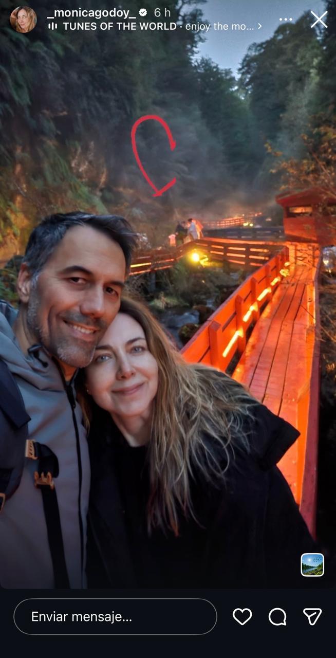 Mónica Godoy y su novio español - Instagram