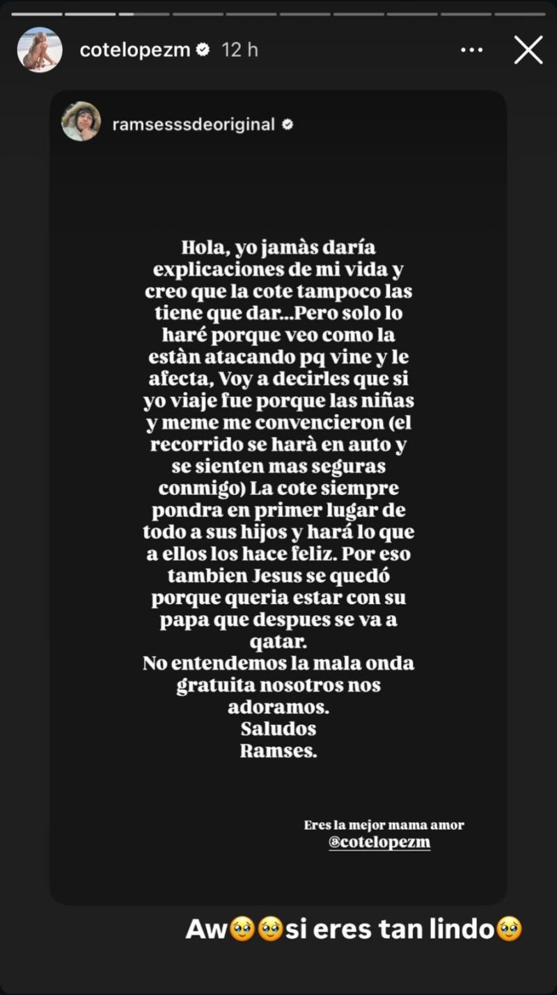 Inatagram @cotelopezm - Coté López historias