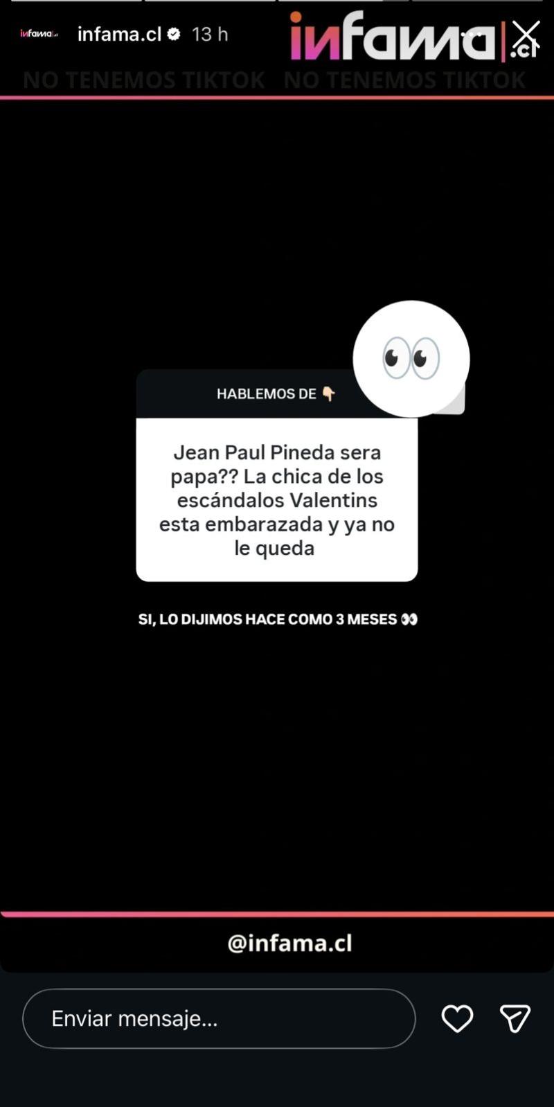 Aseguran que Jean Paul Pineda será padre nuevamente - Instagram