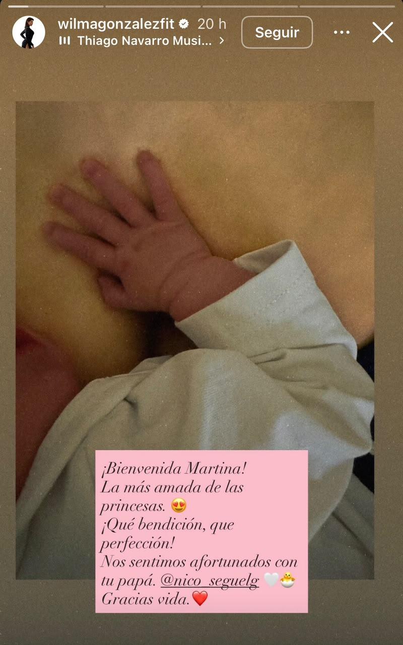 Instagram @wilmagonzalezfit - La esperada señal de Wilma González que emocionó a sus seguidores en redes