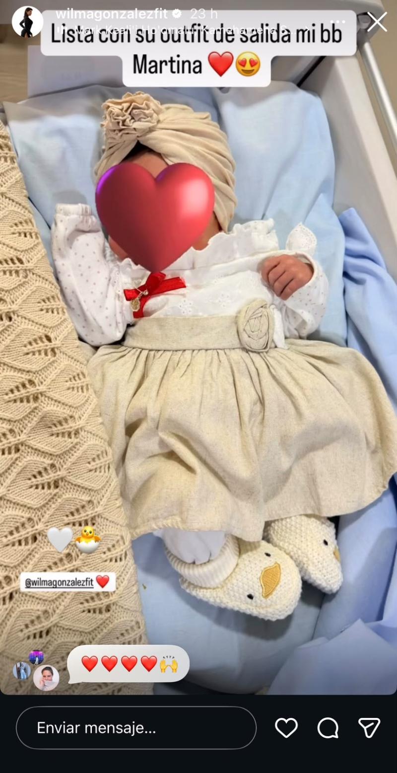 Martina, la hija de Nicolás Seguel y Wilma González - Instagram