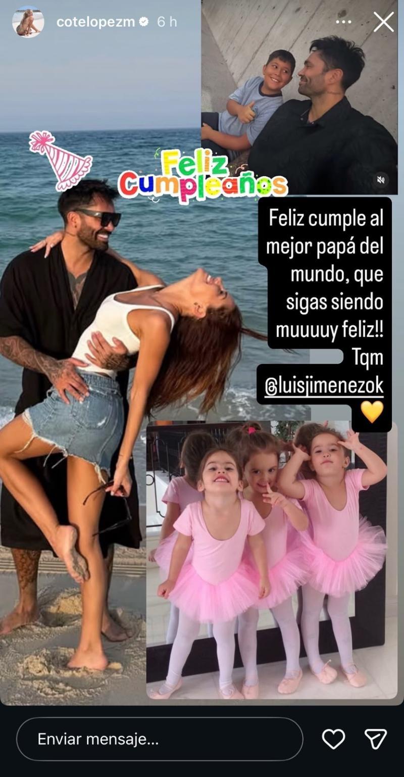 la imagen que subió Coté López para celebrar el cumpleaños de Luis Jiménez | Instagram
