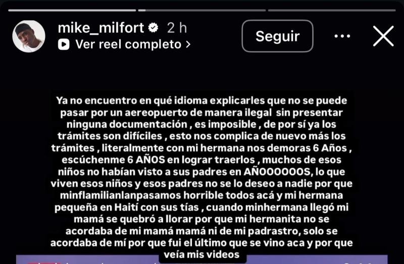 @mike_milfort - Mike Milfort responde al debate por niños haitianos en Chile