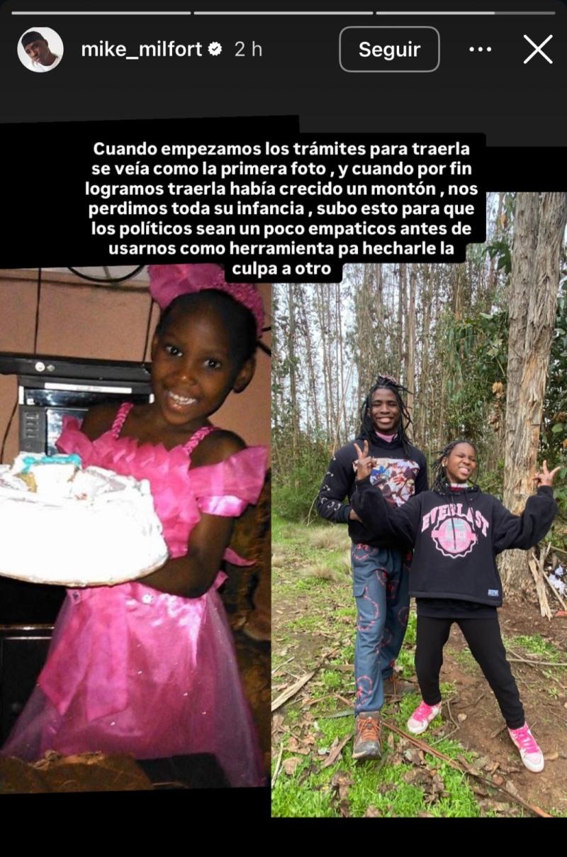 @mike_milfort - Mike Milfort responde al debate por niños haitianos en Chile