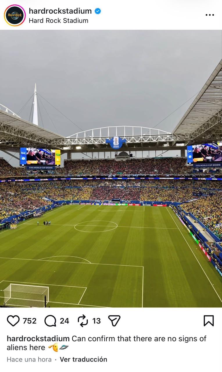 Hard Rock Stadium - Instagram