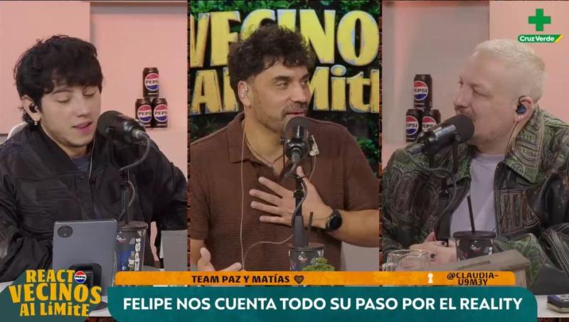 Felipe Contreras en el react de "Vecinos al límite"