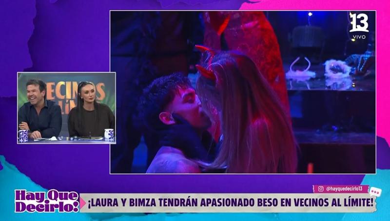 ¡Hay que decirlo! revisa el beso entre Laura Prieto y Bimza