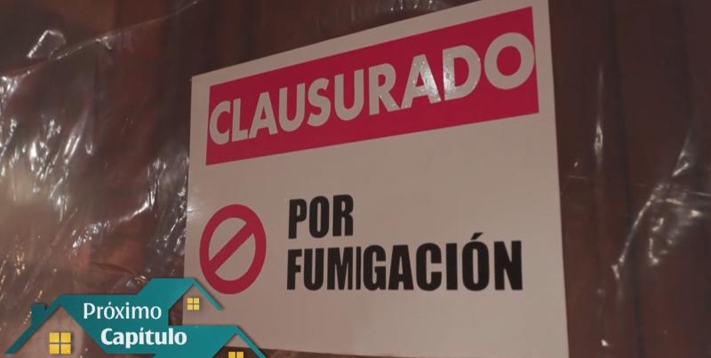 Una casa cerrará por fumigación
