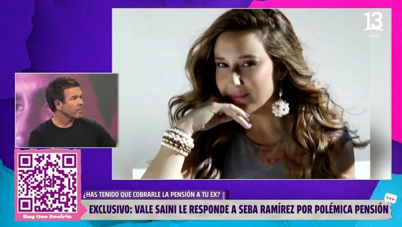 Vale Saini le respondió a Sebastián Ramírez en "¡Hay que decirlo!"
