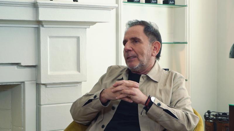 Sergio Arias en El Giornalista. Créditos: 13C