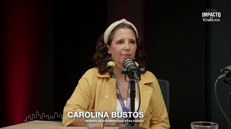 Carolina Bustos, gerenta de Sostenibilidad y ESG de Sodexo Chile. / 13C. 13