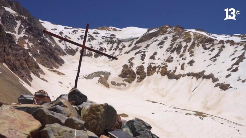 Memorial de la tragedia de Los Andes. Créditos: Canal 13