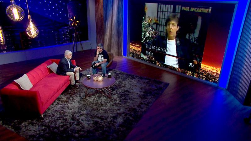 Iván Valenzuela recordó cuándo entrevistó a Paul McCartney. Créditos: 13C.