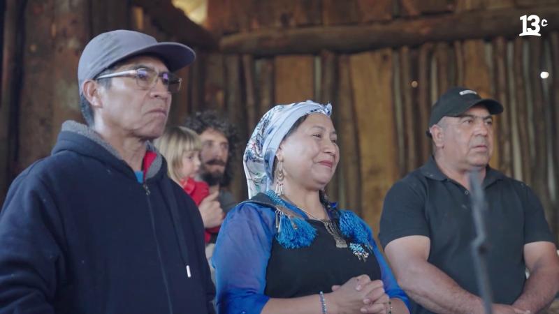 Marcia Galinés fue una de las mujeres de la comunidad pehuenche que recibió al clan.