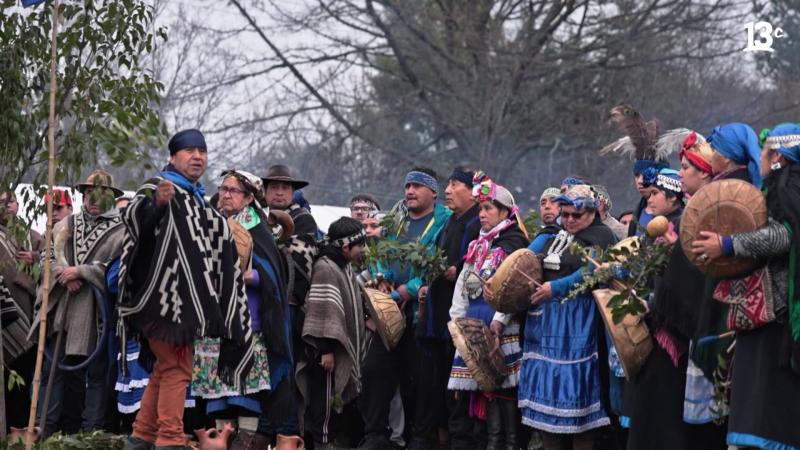 Pueblo mapuche se reúne para celebrar el We Tripantu.