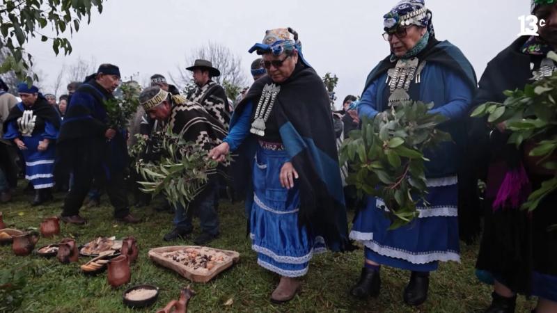 Pueblo mapuche se reúne para celebrar el We Tripantu.