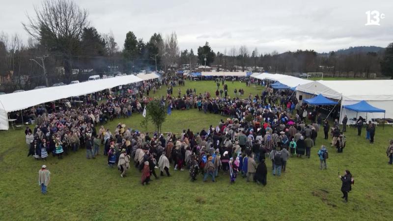 Pueblo mapuche se reúne para celebrar el We Tripantu.