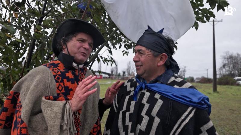 El conductor Jorge Said compartió con comunidades mapuches en plena celebración del We Tripantu. 13C.
