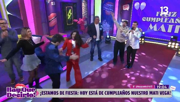 Matías Vega celebra su cumpleaños en ¡Hay que decirlo!