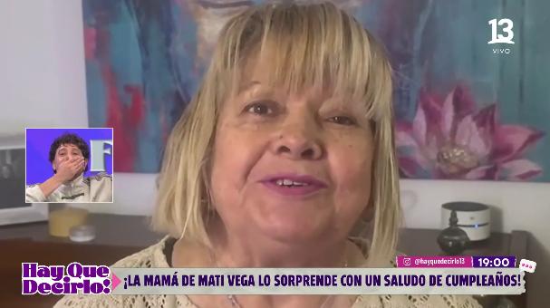 El tierno video que recibió Matías Vega.