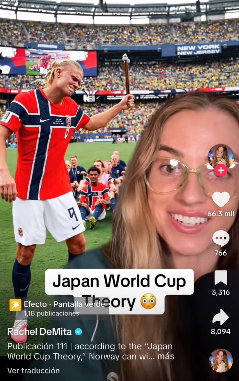 Curiosa teoría tiene ilusionados a los hinchas de Noruega - TikTok