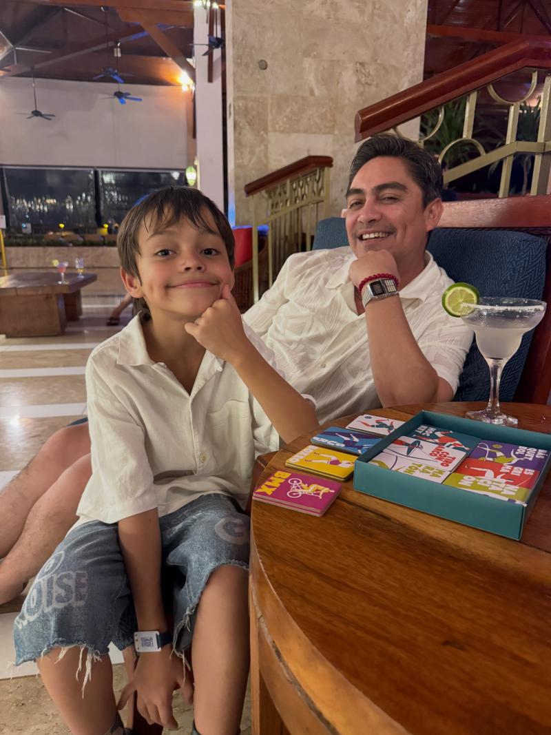 Sergio Freire junto a Lucas | Instagram