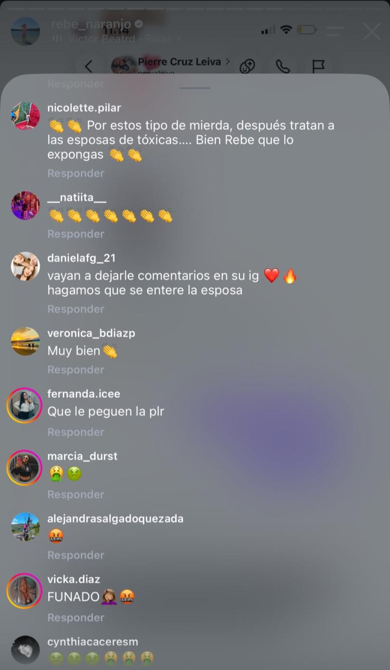Las reacciones tras la publicación de Rebeca Naranjo | Instagram