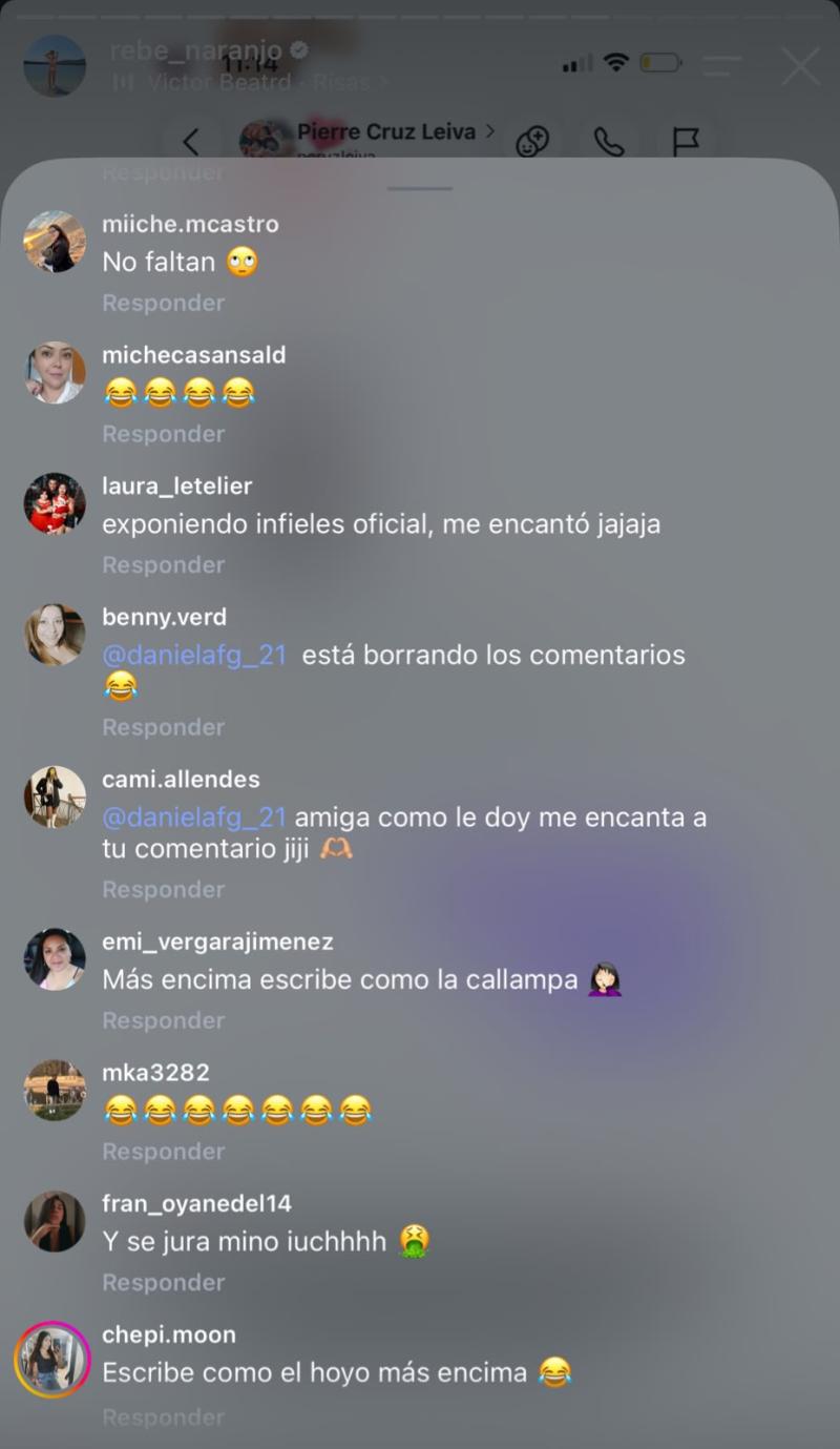 Las reacciones tras la publicación de Rebeca Naranjo | Instagram