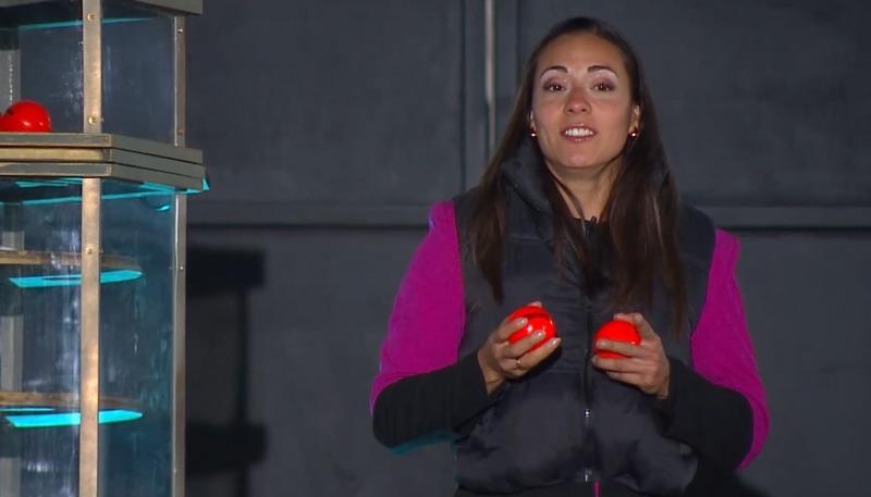 Paz Roldán en "La bóveda" / Canal 13