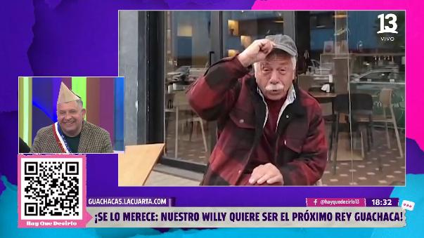 El lindo video que recibió Willy Sabor por su candidatura a Rey Guachaca.