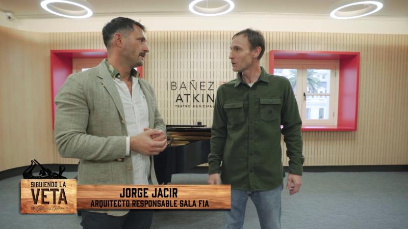 Arquitecto Jorge Jacir y conductor Guillermo Gomien. 13C.