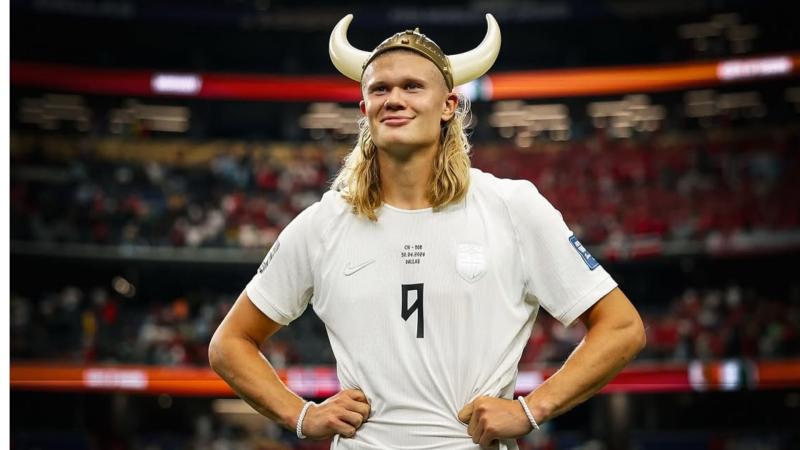 Erling Haaland, la figura de Noruega - Créditos: Instagram Erling Haaland