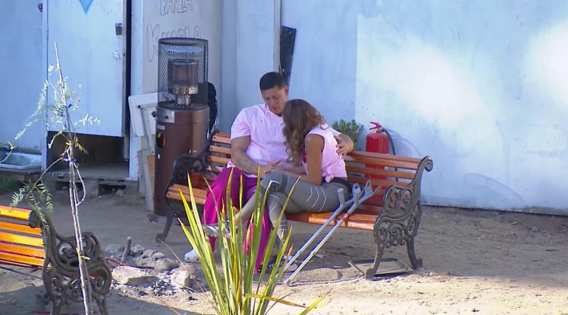 Matías Ramos y Alejandra Fosalba en Vecinos al límite