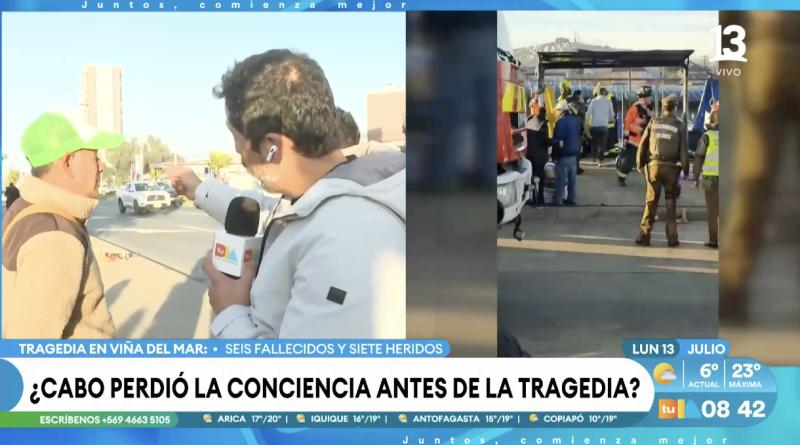 Testigo asegura que conductor que atropelló personas en Viña del Mar, habría chocado minutos antes.