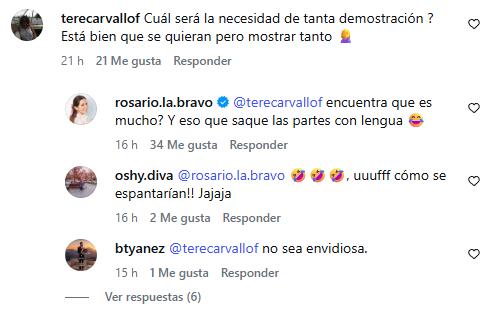 Comentarios en publicación de Rosario Bravo | Instagram