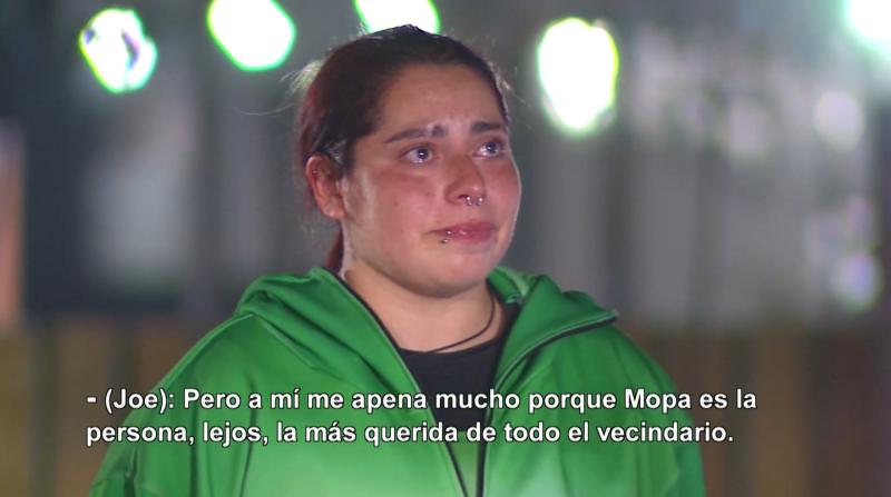 Mopa fue eliminada de Vecinos al límite