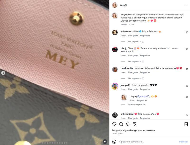 Regalo de Nano Calderón | Instagram